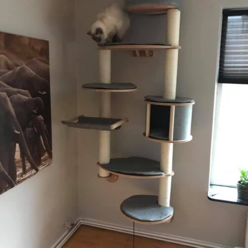 Wall-Mounted Cat Tree Dolomit XL Tofana