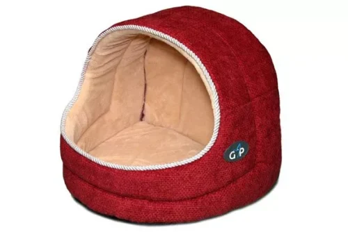 Gorpet Hooded Cat Bed (red)