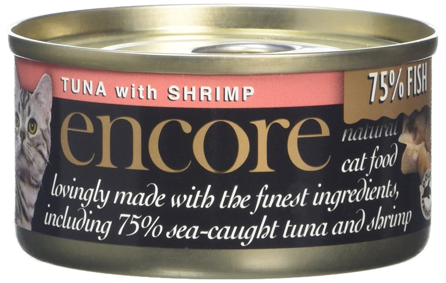 Encore Cat Food Tin Tuna and Shrimp