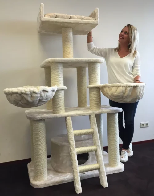 The Cat Tree Panther (Beige / Creme)