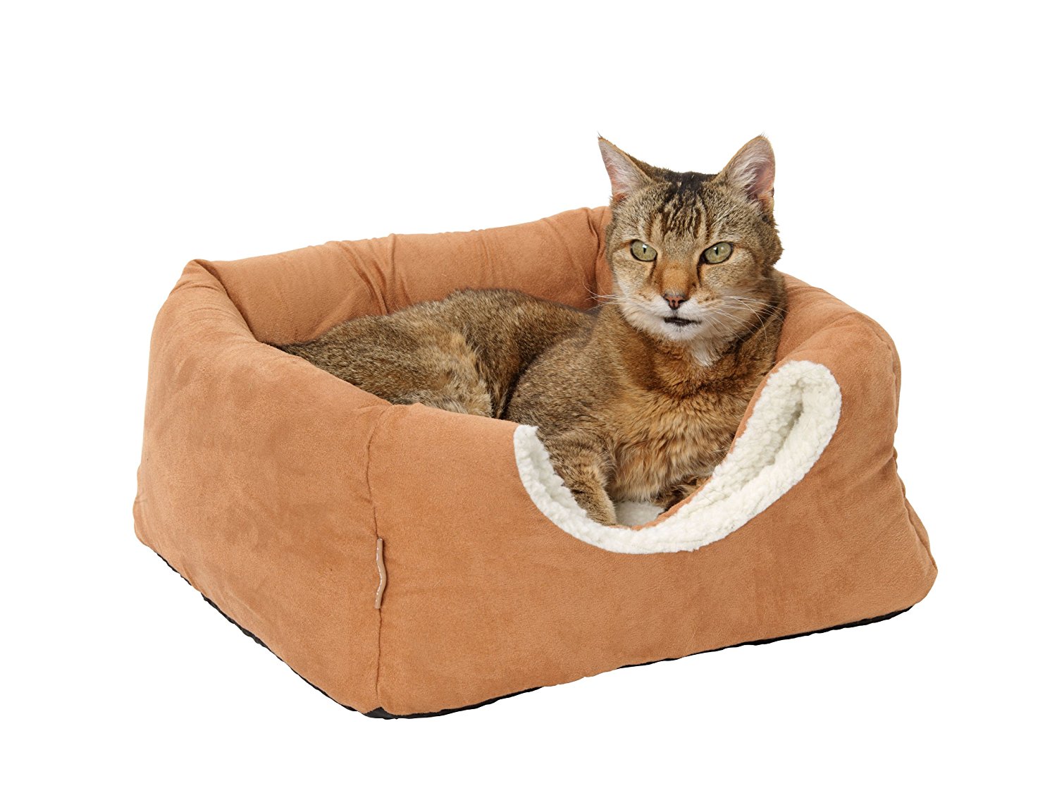 House Of Paws Suede/ Sheepskin 2in1 Cat Bed Tan LOWEST PRICES GUARANTEED FREE DELIVERY House Of Paws Suede/ Sheepskin 2in1 Cat Bed Tan LOWEST PRICES GUARANTEED FREE DELIVERY