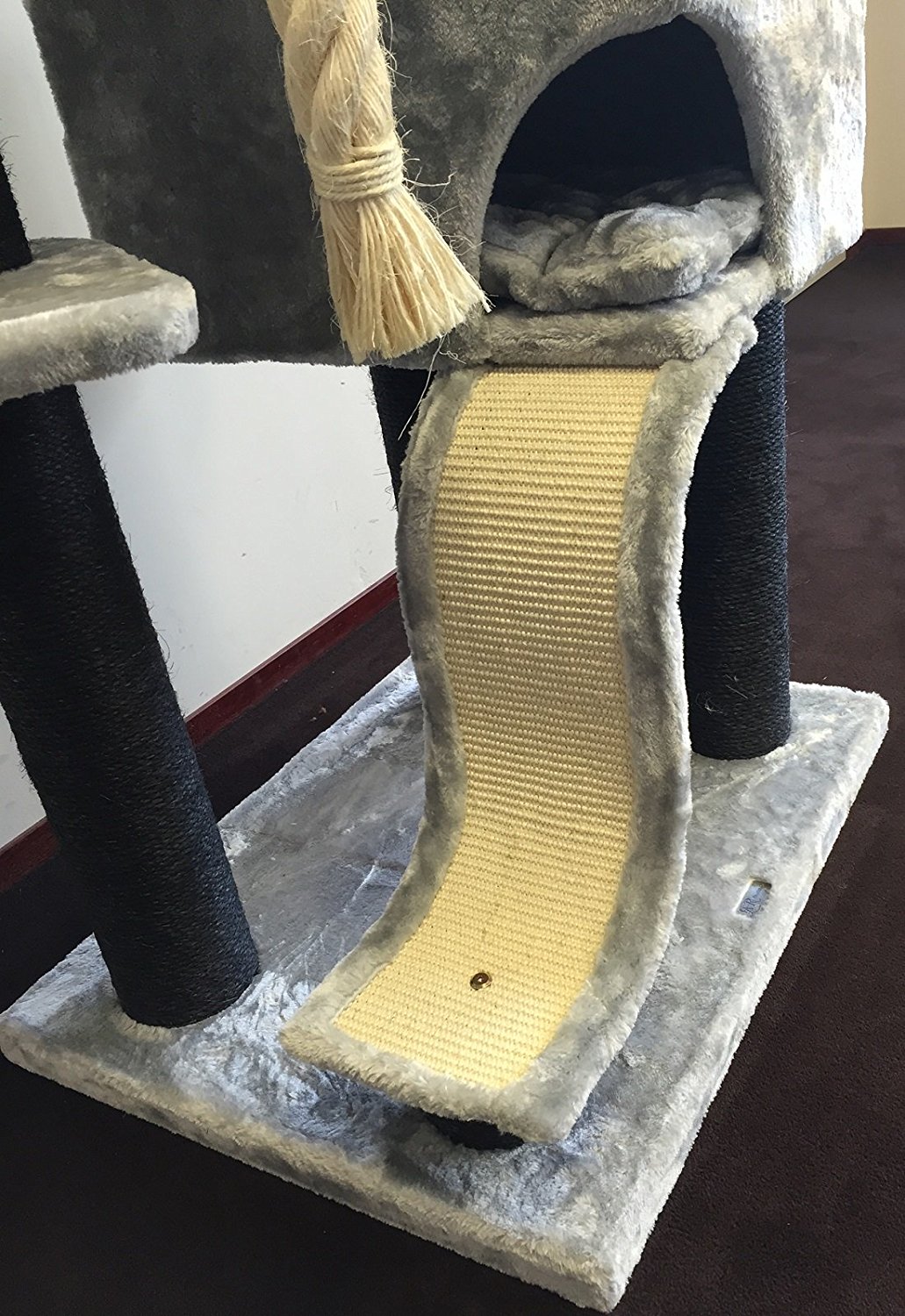 Kilimanjaro Cat Tree De Luxe (Blackline / Light Grey) LOWEST PRICES