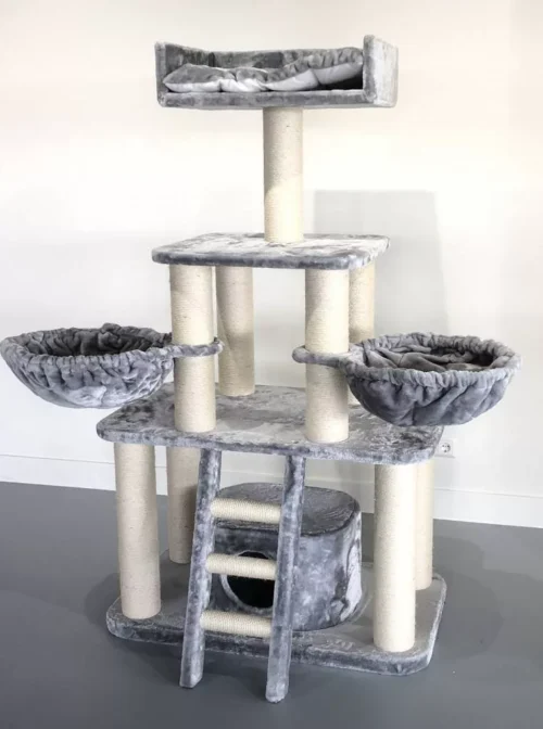 Panther Cat Tree (Light Grey)