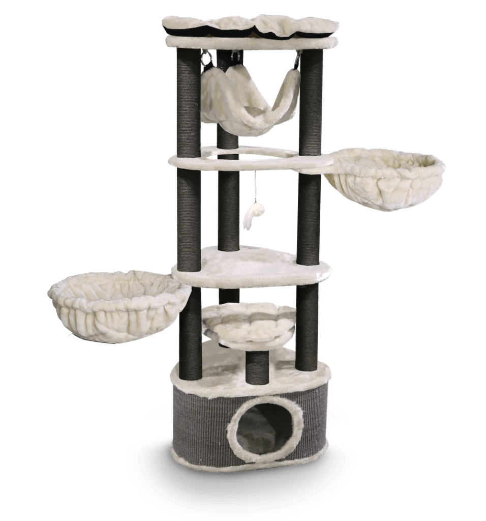 Cat Tree Kings & Queens Catharina 160cm (Royal Creme) LOWEST PRICES