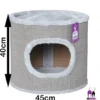 Scratching Barrel Champions Only Dome 40cm (Grey)