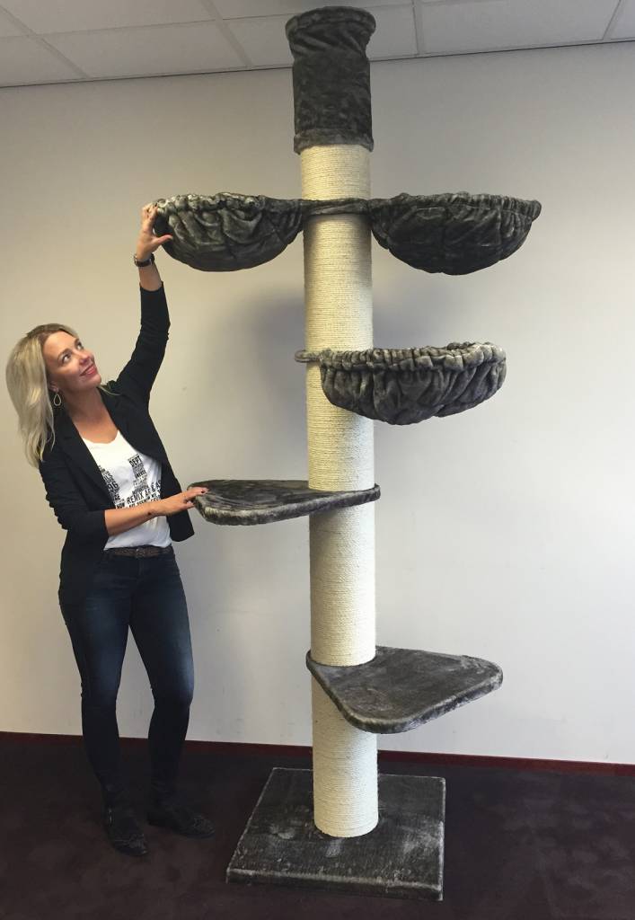 Maine Coon Tower Cat Tree PLUS (Taupe) LOWEST PRICES GUARANTEED