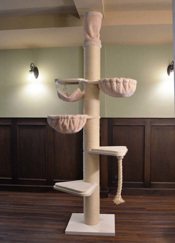 The Maine Coon Tower Crown (Cream)