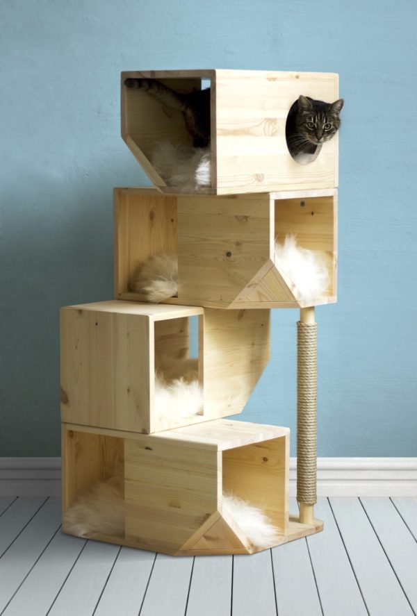 Catissa Freestanding 4 storey cat house