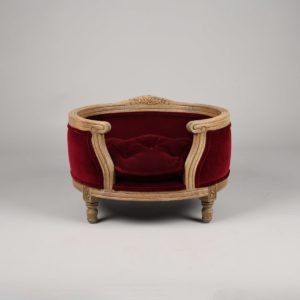 Royal George Cat Bed (Ruby Red)
