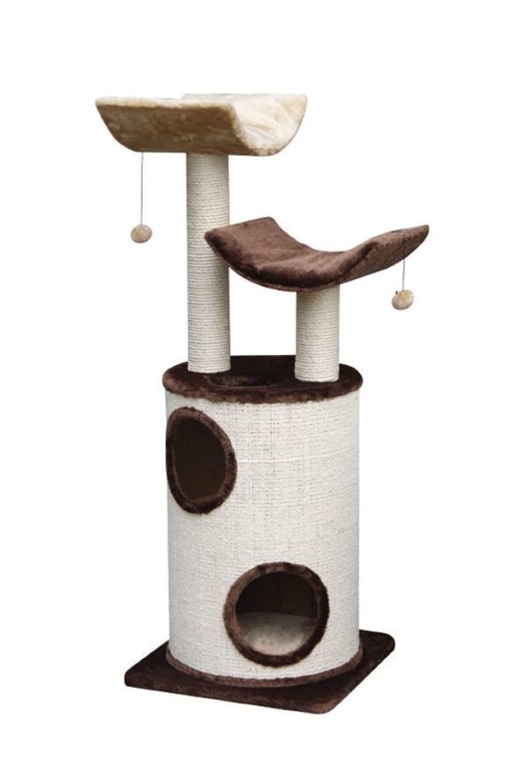 Nobby Kaduna Plus Cat Play System Tower Tree (Brown / Cream)