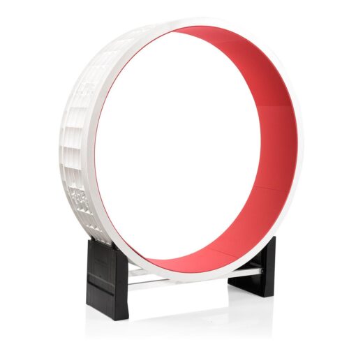 Cat in Motion Wheel (White and Red)