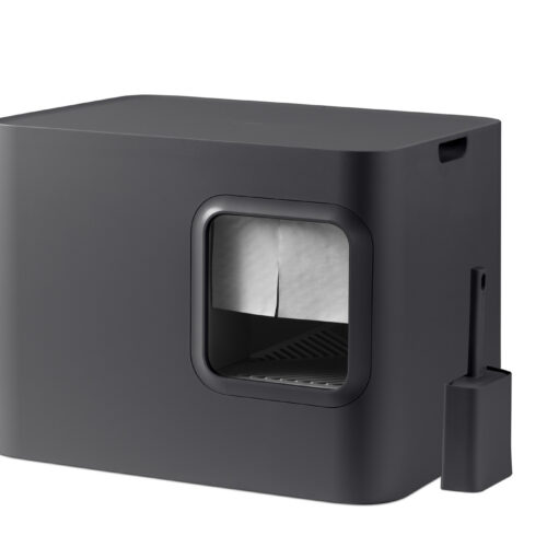 Hoopo® Dome Cat Litter Box (Grey)