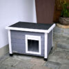 Kerbl Rustica Cat House (Grey / White) - Image 2