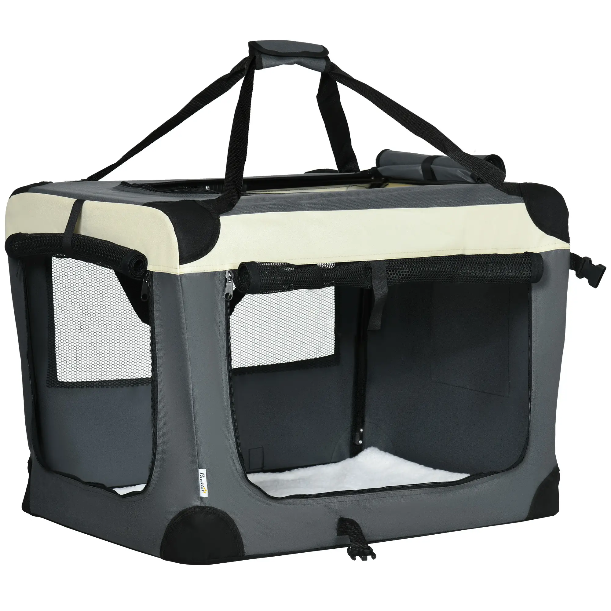 Mid-Size Folding Cat Carrier – 70cm Grey – view 1