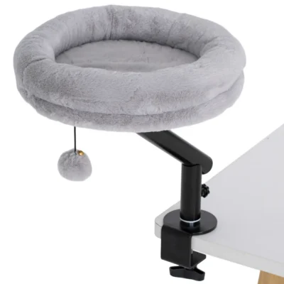 Swivel Desk Cat Hammock – Grey – view 1