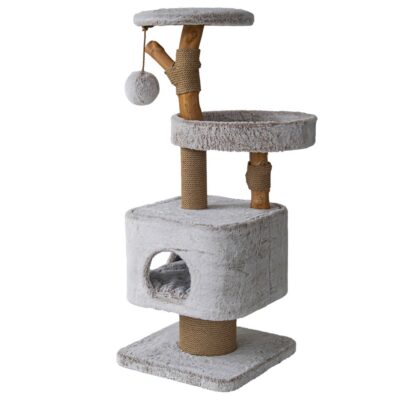 Nobby Zumi cat tree in brown & white