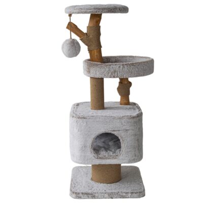 Nobby Zumi cat tree in brown & white – additional view 2