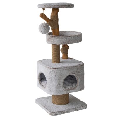 Nobby Zumi cat tree in brown & white – additional view 3