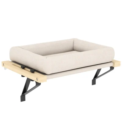 Adjustable Radiator Cat Hammock – Cream – view 1