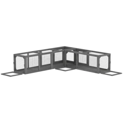 Long Garden Cat Tunnel – Dark Grey – view 1