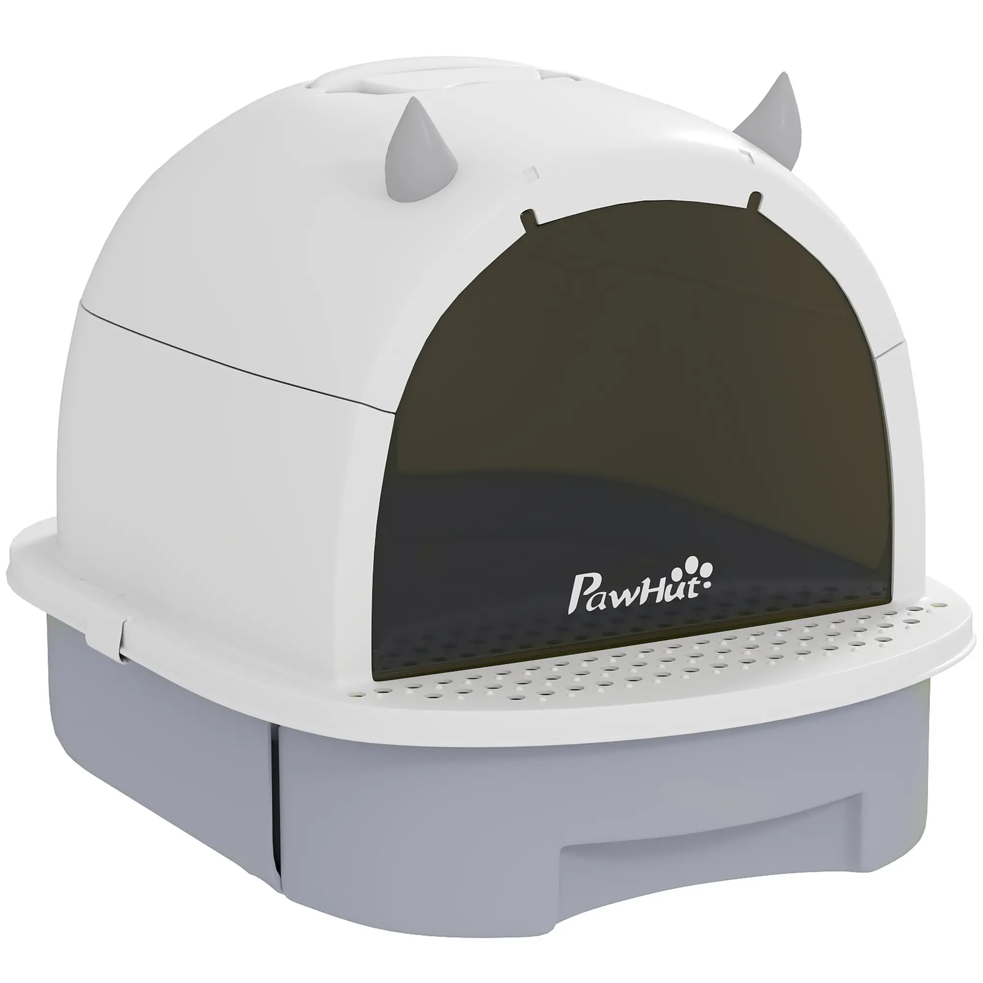 Pull-Out Cat Litter Retreat – Grey – view 1
