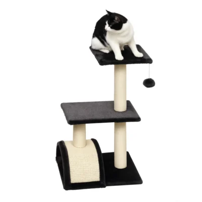 Scratch-Pad Cat Tower – 72cm Smoky Grey – view 1