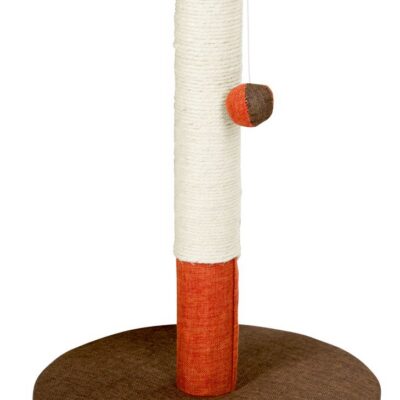 Opal Basic Cat Scratching Post – Bordeaux & Brown