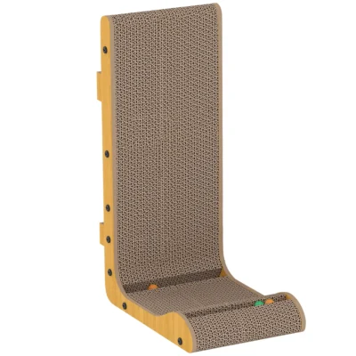 Wall Scratch & Roll Cat Board – Brown – view 1