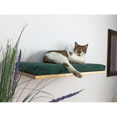 Cats Atalier Cozy Nook Wooden Cat Wall Shelf – 75cm – product view 1