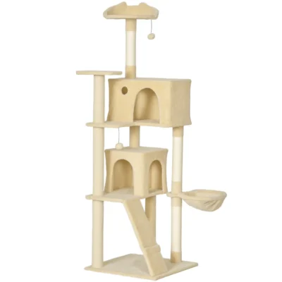 Twin-Den Cat Climber – 180cm Beige – view 1
