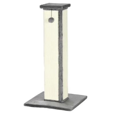 Square Sisal Stretch Post – 81cm Grey – view 1