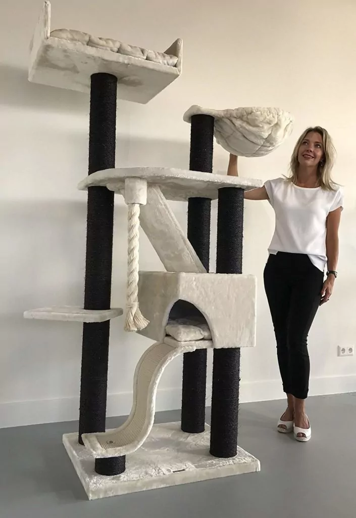 Kilimanjaro Cat Tree (Blackline / Creme)